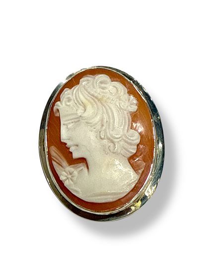 Broche Mandile 1922 Femme Cammei  in Argent Conchiglia 2MSPCM21 - 2MSPCM21